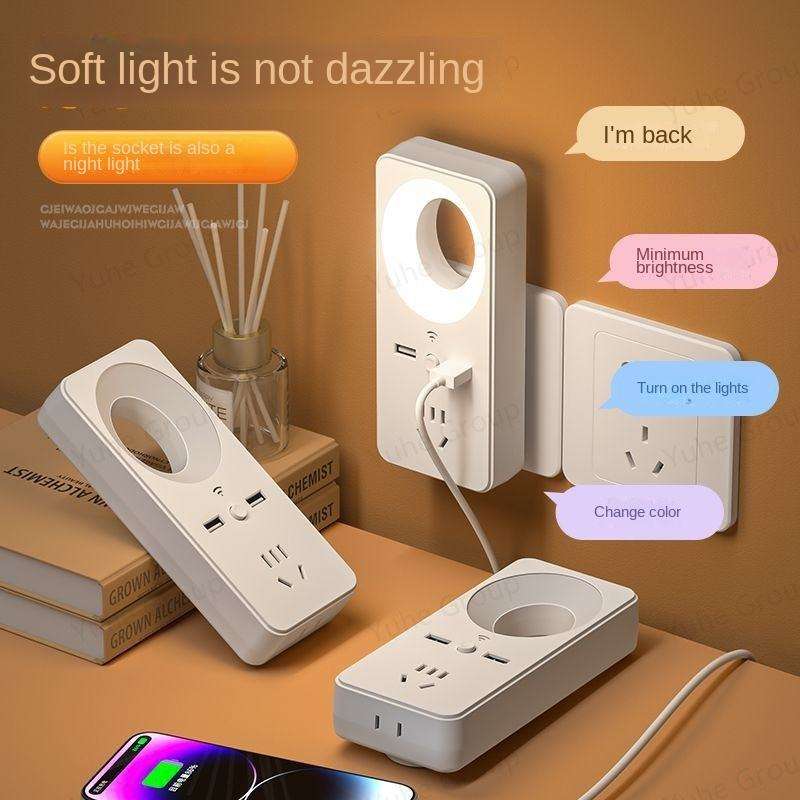 Luz de noche de voz inteligente