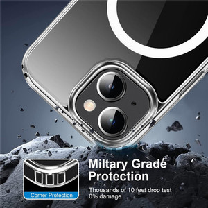 トレンド製品2024新着I電話PCTPU携帯電話カバーケースiPhone15 14 13 ProMax磁気モバイルクリアシェル - Product Image 5