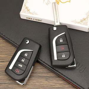 MS 2 + 1 düğme filp araba uzaktan anahtar FCCID GQ4-73T 312-314MHZ H çip ile Toyota Camry araç RAV4 için yedek boş Fob - Product Image 6