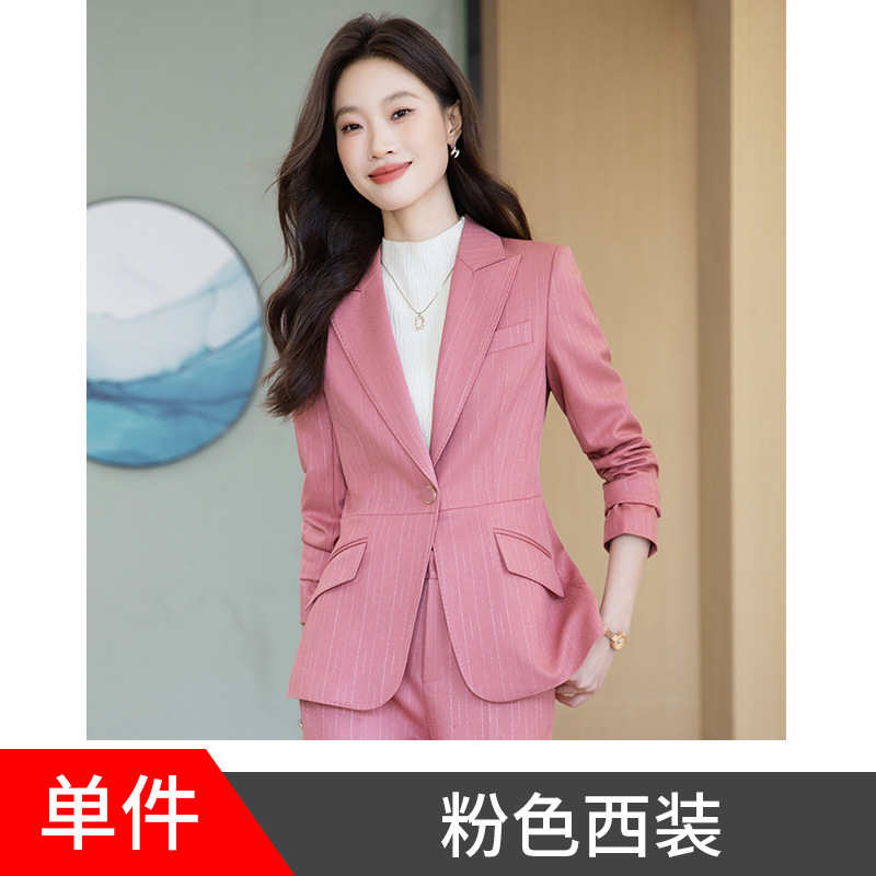 single pink suit