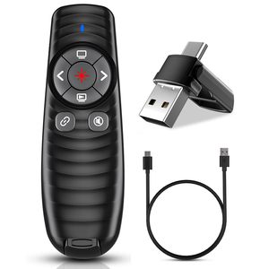 Migliore RF 2.4GHz Clicker di presentazione ricaricabile con Clicker Wireless presentatore remoto con controllo del Volume Hyperlink - Product Image 1