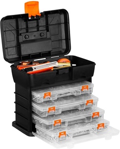 工具箱组织者有 4 个抽屉便携式工具收纳盒 - Product Image 3