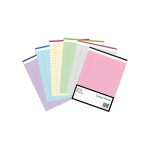 Bloc de notas personalizado de 30 páginas de ancho, Bloc de notas de papel impreso colorido, blocs de notas legales promocionales para uso escolar - Product Image 1