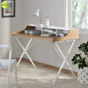 50% semplice scrivania da ufficio in legno semplice Computer tavolo da studio con libreria Workstation scrivania da ufficio per la casa - Product Image 1