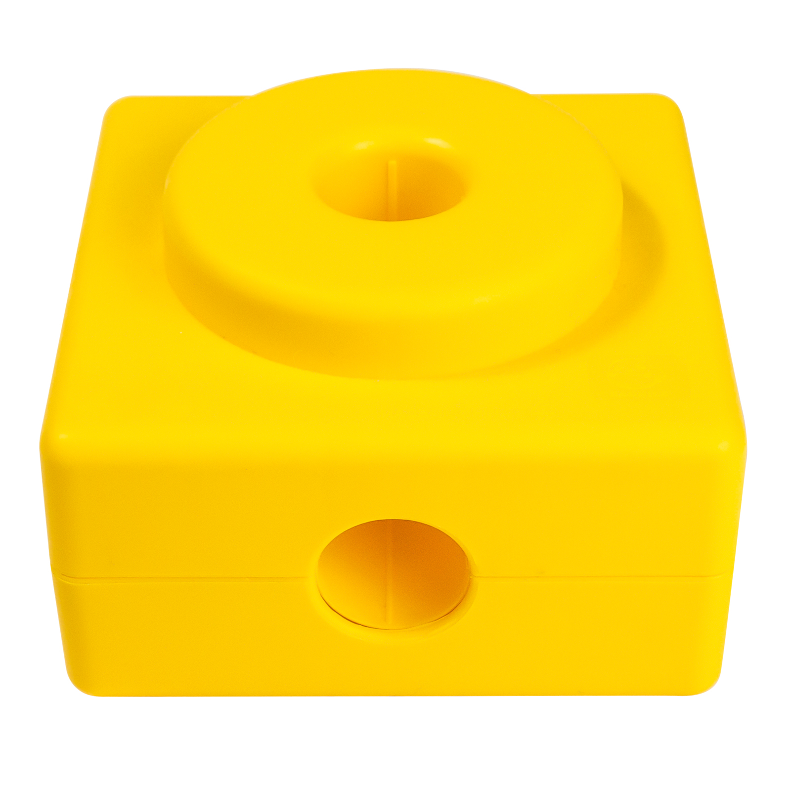 Demi-brique jaune 14*14*9cm