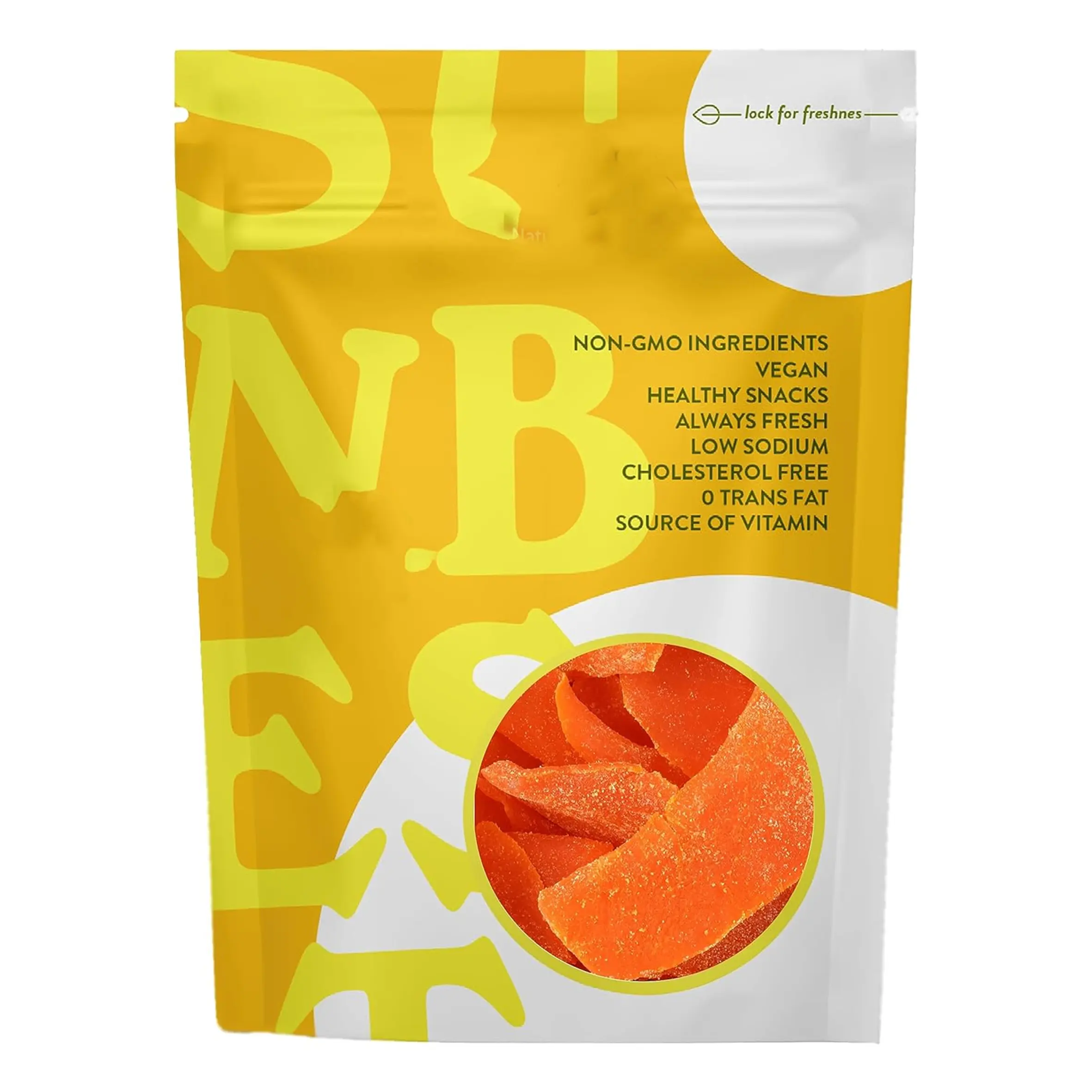 Sac d'emballage en plastique de fruits secs alimentaires imprimés personnalisés sac de bonbons biscuit sac debout de collation réutilisable