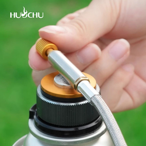 单燃烧器3.0 kW便携式野营燃气灶家用新型电子点火铸铁低压燃气兼容
