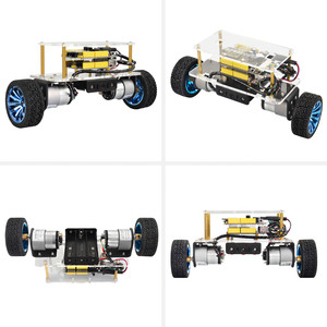 Beste Qualität APP Control BT Modul Selbst ausgleichendes Roboterauto-Kit für Arduino