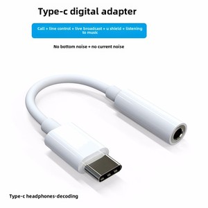 Nuevo adaptador de auriculares tipo C de 3,5mm a Cable convertidor de Audio TPC para dispositivos Apple Material de PC 20V CC a salida de CA - Product Image 3