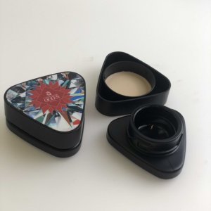 Archibald tuân thủ tập trung bao bì chiết xuất lọ 5ml 7ml 9ml tam giác sáp <span class=keywords><strong>container</strong></span> UV thủy tinh Rosin Jar Matt Đen - Product Image 2