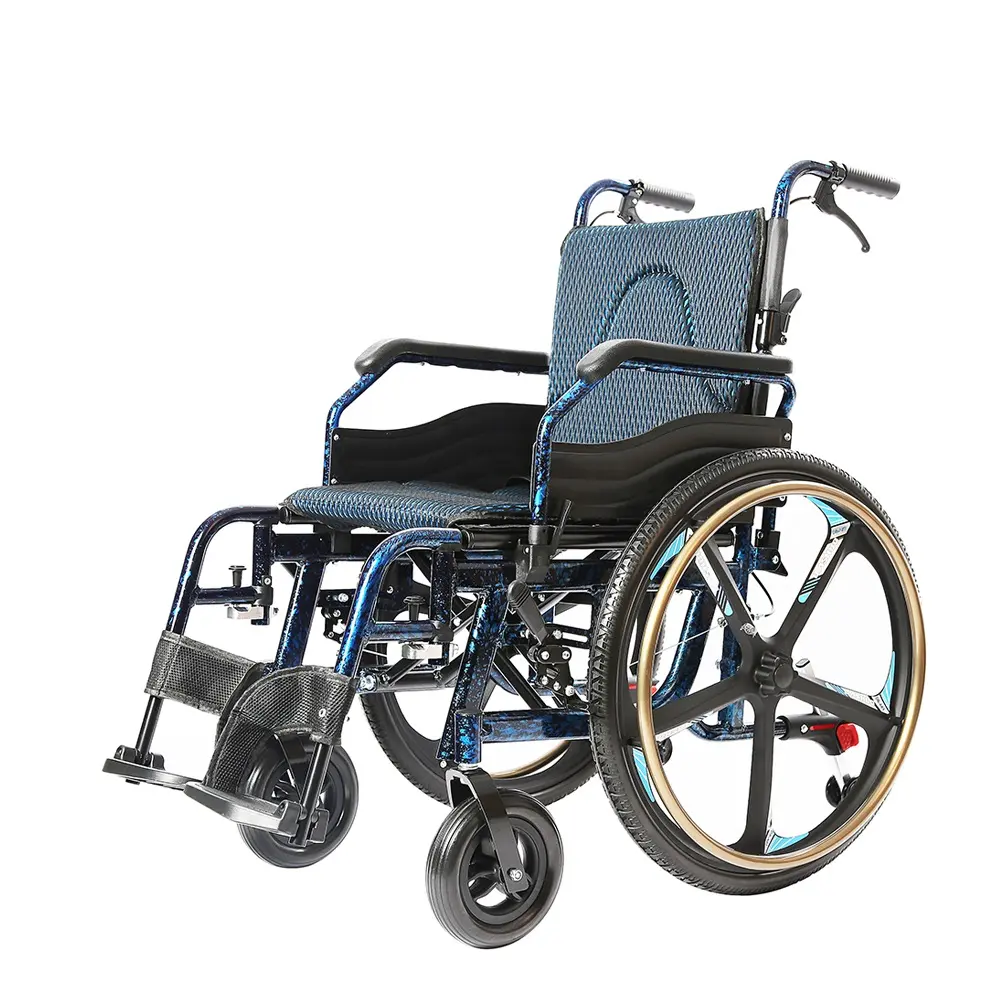 KSM-201P современная жизнь купить новый дизайн Съемная ручная инвалидная коляска с функцией парковки оптом популярная алюминиевая ручная Колесница