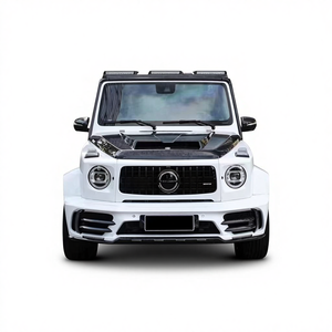 MSY Trockene Kohlefaser Front- und Heckstoßstangenabdeckungen Ersatzradabdeckungen Motorhaube für Mercedes Benz W463A W464 AMG Upgrade Zustand Neu - Product Image 1