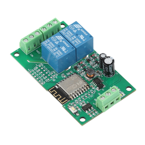 ESP8266 WIFI-Relais platine Zweikanal-Switch-Controller-Platine DC 5V 10A ESP-12F Entwicklungs platine basierend auf Arduino - Product Image 6
