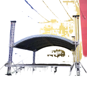 Traliccio in lega di alluminio per sistema audio altoparlante quadrato modello linea Array illuminazione Truss Display per concerti certificato TUV - Product Image 1