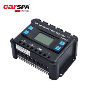 Fabbrica del Controller del caricatore solare di buona qualità 12V 24V 40A Display LCD custodia in ABS CE RoHS doppio terminale ingresso fotovoltaico Controller PWM - Product Image 2
