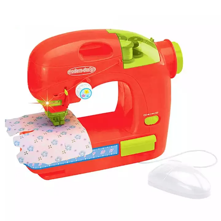 Battery Operated Appliance Set Large Toy Sewing Machine For Kids