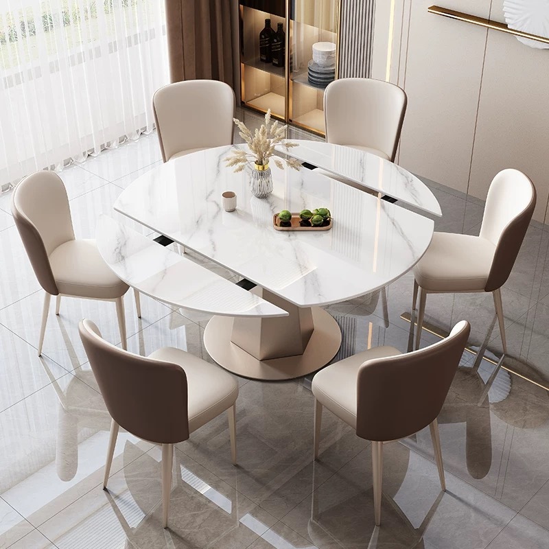 One table with four chairs