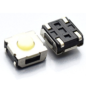 Benutzer definierte 12-mm-2-Pin-Drucktastenschalter Selbst hemmend Ein-Aus-Leiterplatte Kunststoff-Taschenlampen-Taktsc halter 1A 12V Maximaler Strom Elektronisch 1NO - Product Image 6