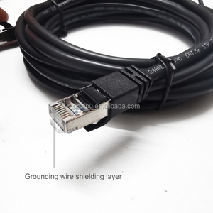 Özel 24awg utp ftp sftp lan kablosu cat5 cat5e ağ toplu ethernet ara kablosu cat6 kedi 7 rj45 korumalı - Product Image 3