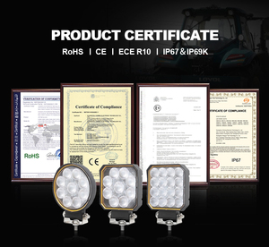ไฟรถแทรกเตอร์ LED ขนาด4นิ้วไฟทำงานแรงสูงเข้ากันได้กับรถแทรคเตอร์จอห์นเดียร์รถออฟโรดรถบรรทุกเพื่อการเกษตร