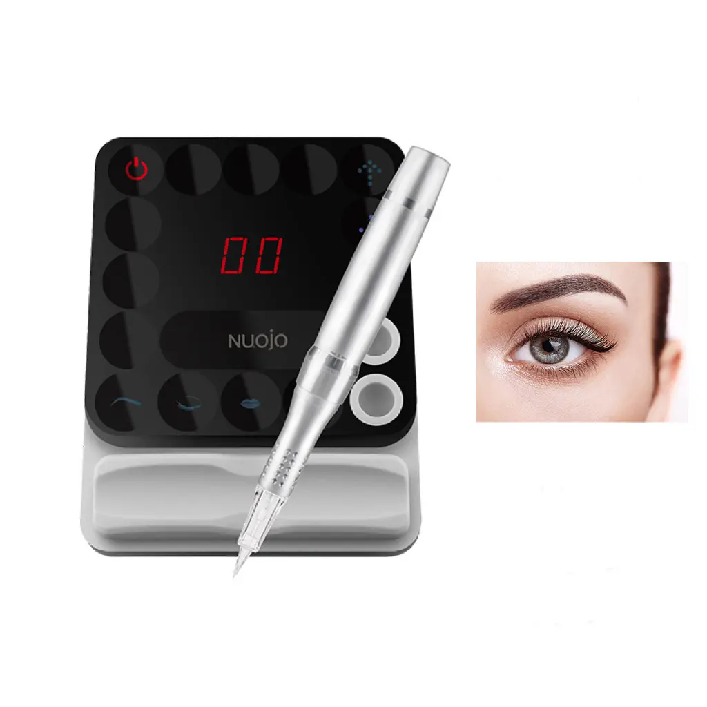 Design Logo kabelloser Touchscreen digitales SpM-Gerät individuelles Logo Augenbraue Tätowierstift halbpermanentes Make-up Nano-Kit