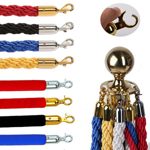 Thép không gỉ <span class=keywords><strong>stanchion</strong></span> Đỏ carper kiểm soát đám đông rào cản stanchions dây và cực - Product Image 1