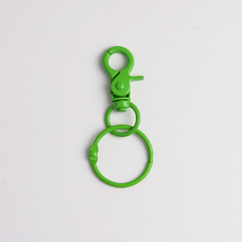 Circlip 3cm boucle chien vert