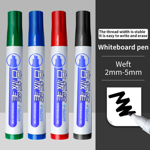Marcador de pizarra blanca con punta de cincel personalizado multicolor, marcadores de borrado en seco, rotulador de pizarra blanca no tóxico para enseñanza, Oficina - Product Image 5