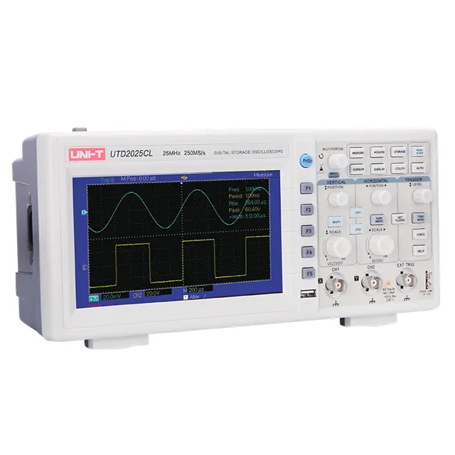 Osciloscopio digital uni-t kkmoon, hecho en China, en tiempo real, utd252cl