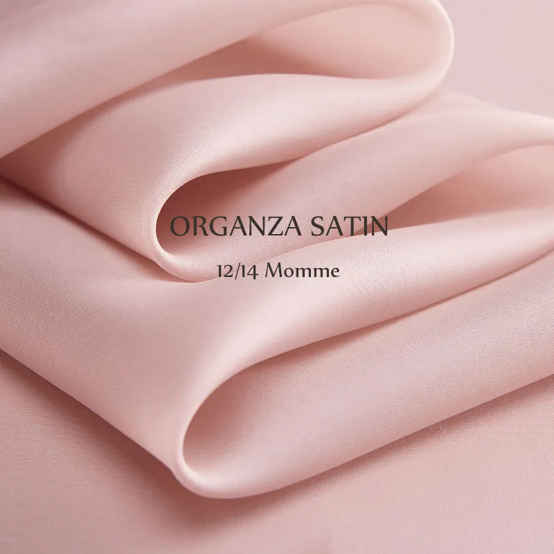 Fornitore della fabbrica della cina OEM colore personalizzato o tessuto in ORGANZA di seta di gelso stampato al 100% in stock