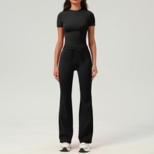 Black Bell bottoms + short sleeves