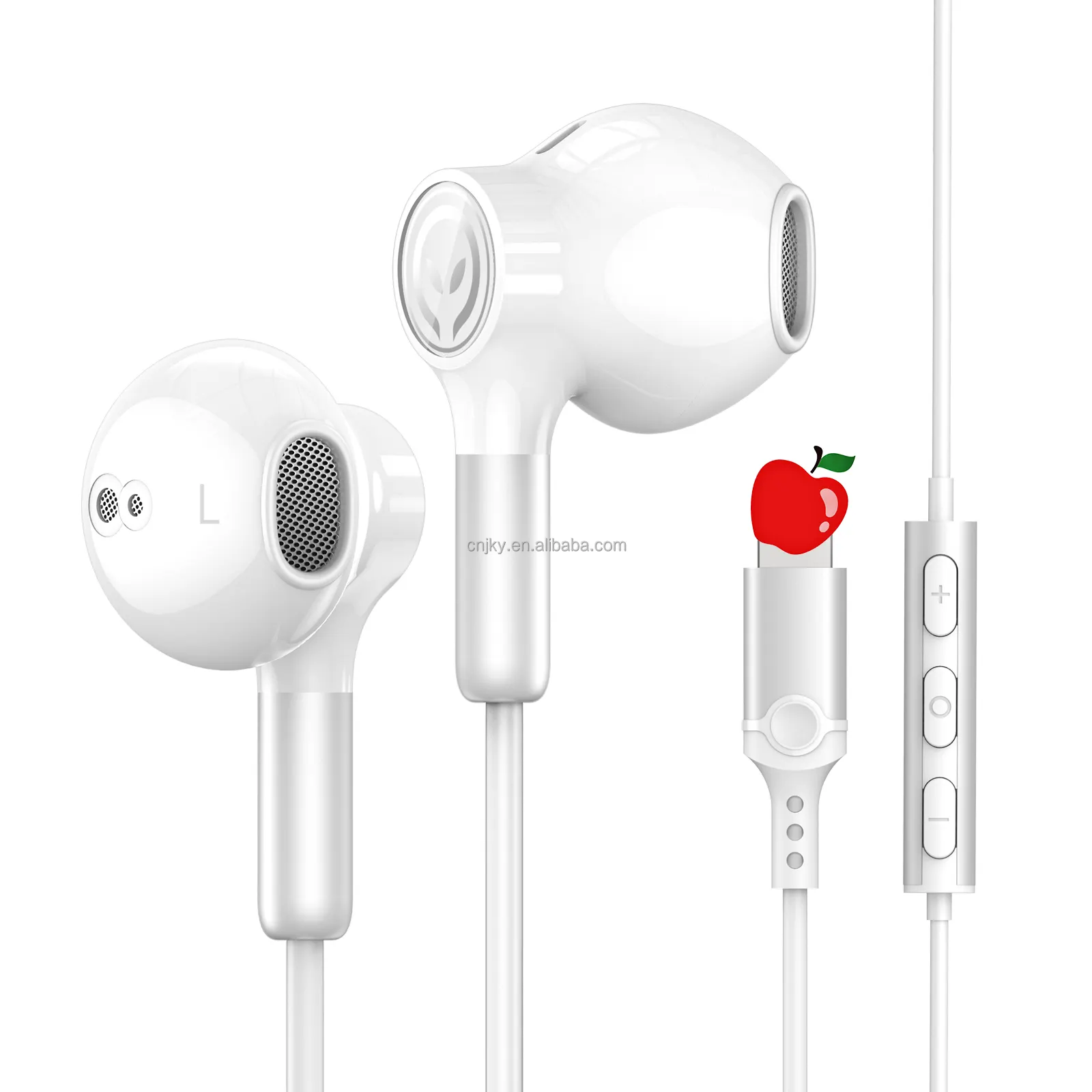 Beste Ohrhörer Kopfhörer verkabelte Ohrhörer In-Ear mit Mikrofon und Lautstärkekontrolle FÜR iPhone