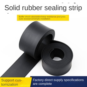 Đen rắn vuông phẳng thiết kế cứng dầu chịu mài mòn chịu áp lực chống thấm nước biển cao su niêm phong dải - Product Image 5