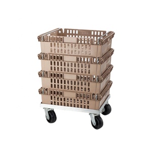 Industria de procesamiento de alimentos con ventilación, caja de plástico para carne y aves de corral, apilable y estable, de metal, portátil, para carne y Pesca - Product Image 5