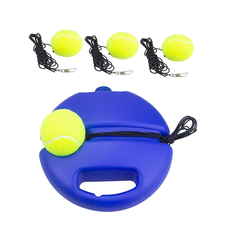 Balle de rebond d'entraîneur de Tennis avec ficelle pour outil d'entraînement de pratique de Tennis automatique pour adultes ou enfants débutants