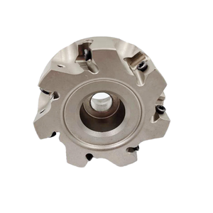 Toptan anhx16070feed yüksek besleme parmak freze 4-Flute yüz değirmen kaplı 8mm düz şaft 7 diş Inerts OEM/ODM - Product Image 1