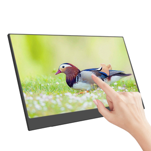Precio de fábrica Escritorio Monitor LCD portátil de 15,6 pulgadas Monitor de pantalla táctil con soporte plegable - Product Image 2