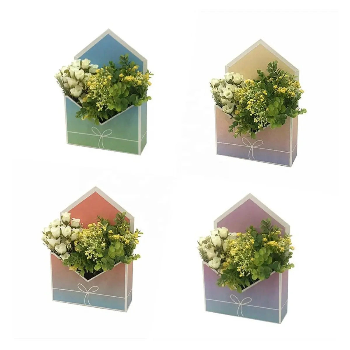 Caja de flores de sobre grueso, decoración, cesta de flores, caja de regalo, portátil, holdi de mano, versión coreana