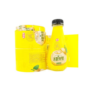 Luckytime Customized PVC PET Heat Film Roll <strong>Shrink</strong> Sleeve <strong>Label</strong> <strong>Wrap</strong> <strong>Labels</strong> for Mineral Water Glass <strong>Bottles</strong> with Your Own logo