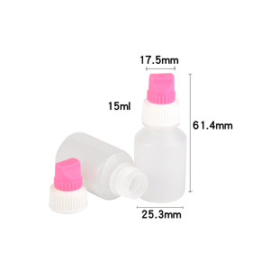 Botes de plástico vacíos de 5 ml, 5 ml, 10ml, 12 ml, 15ml, 25 ml, 30ml, 2oz, tamaño pequeño - Product Image 6