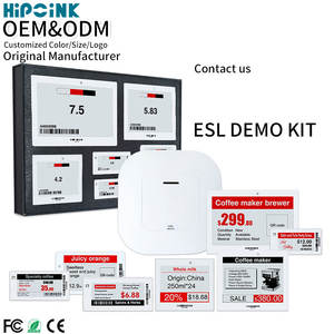 Hipoink E-Paper E-Ink ป้ายราคาสินค้าอิเล็กทรอนิกส์3สีระบบ ESL ปรับได้สำหรับซูเปอร์มาร์เก็ต - Product Image 1
