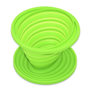 Tùy chỉnh màu sắc Slick nhỏ giọt tái sử dụng bộ lọc hình nón giữ lạnh Brew nhỏ giọt đóng mở đổ qua máy pha cà phê Silicone cà phê nhỏ giọt - Product Image 6