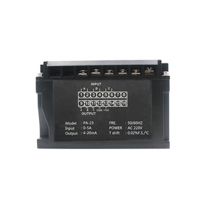 Sensor de corriente CA trifásico 0-1A 5A 10A 20A Entrada 0-10V 4-20mA Salida RS485 AC220V Convertidor de señal analógica Transmisor de corriente - Product Image 3