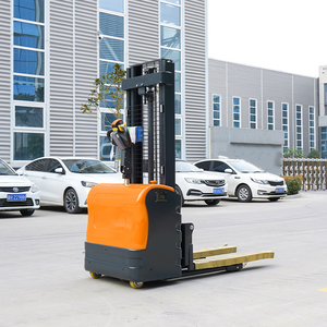 Self <strong>Loading</strong>/<strong>unloading</strong> Stacker Portable Electric Pallet Lift Stackers 500kg Electric Stackers - Product Image 4