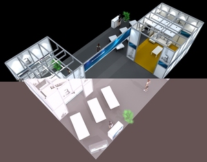 模块化系统展示8向铝型材外壳方案展位 - Product Image 4