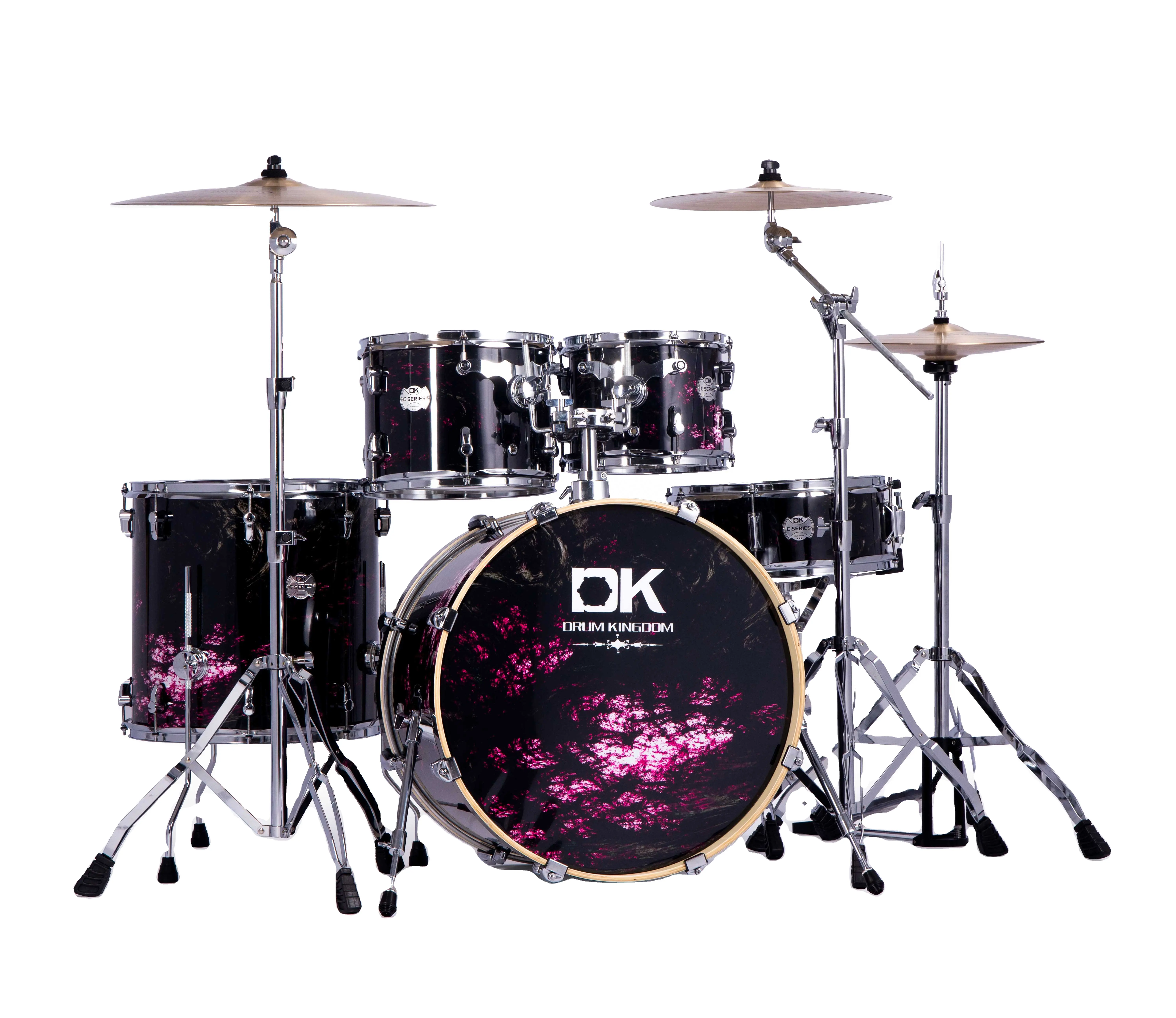 Strumenti a percussione C7S modello tamburo DK acustica scocca in legno di pioppo drum kit