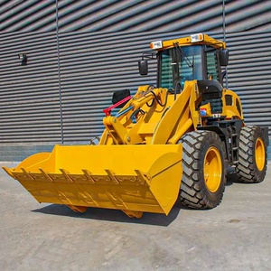 יעילות גבוהה 2.5 טון 2.8 טון Zl28 מיני מעמיס גלגלים הידראולי קדמי עם ג'ויסטיק Ce פלט מזלג 4 ב-1 דלי