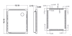 Bluetooth kombinasyonu akıllı kablosuz modül için BL-M8852BS1 1200M yüksek güç Dual-Band WLAN - Product Image 3