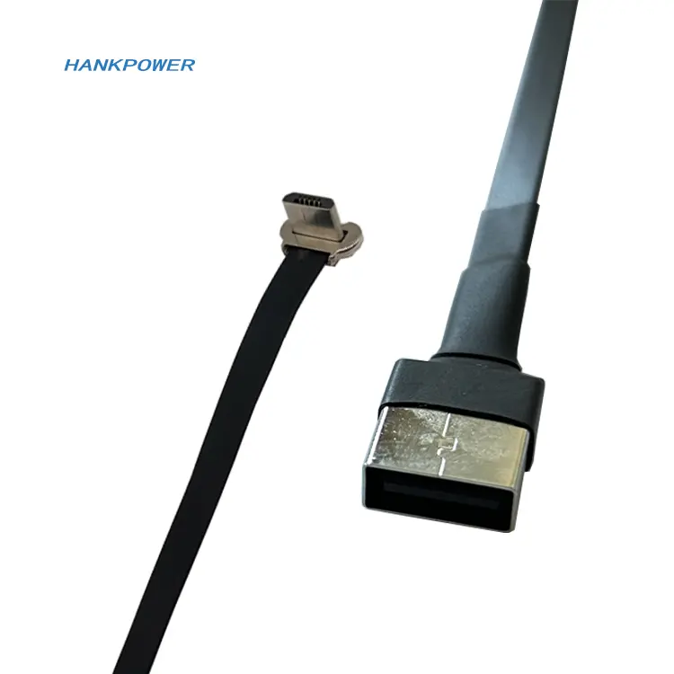 Cavo Micro FPC piatto sottile di fabbrica OEM Micro USB ad angolo retto A USB un cavo FPV FPC femmina