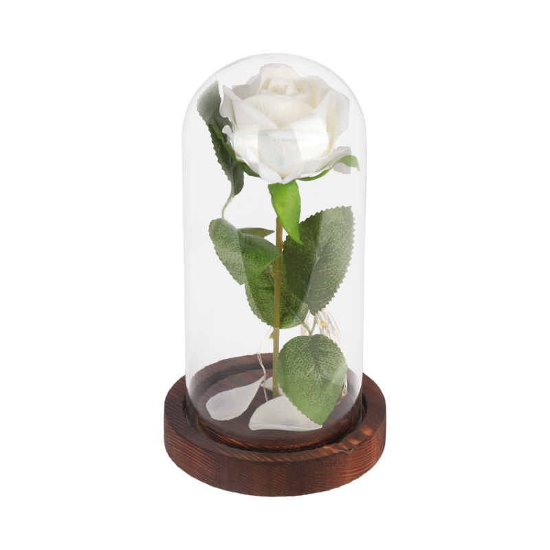 Blanc rose base brun avec des lumières